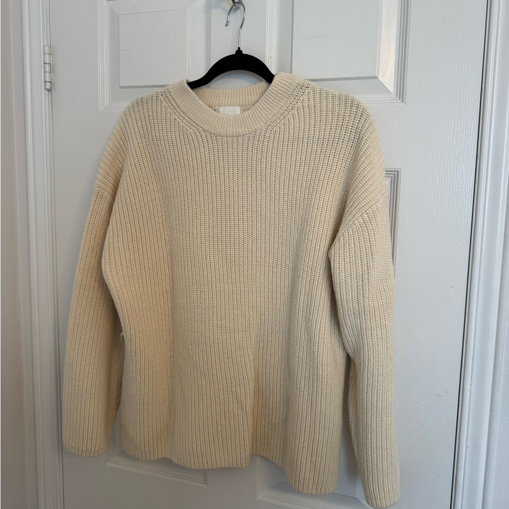 HM COTTON BLEND KNIT SWEATER